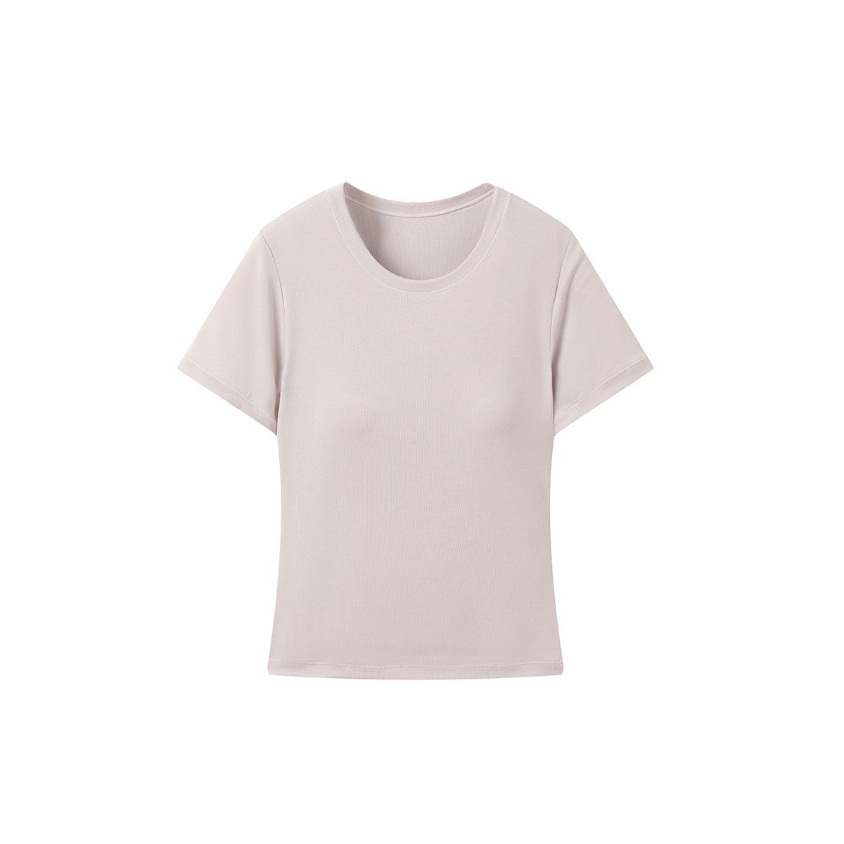 Buttery Soft Built - In Padded Bra Short Sleeve T-Shirt