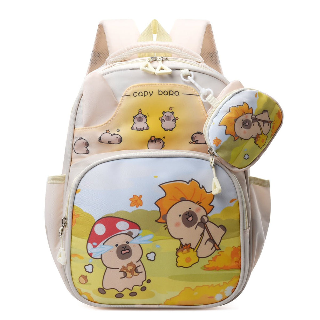 Calm Capybara Kids School Backpack | Labubu Backpack for Kids | 0cm