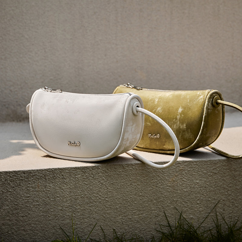 calming oriental dumpling bag [olive white] 1
