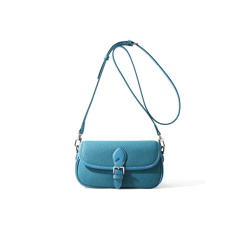 cambridge satchel leather bag blue 2