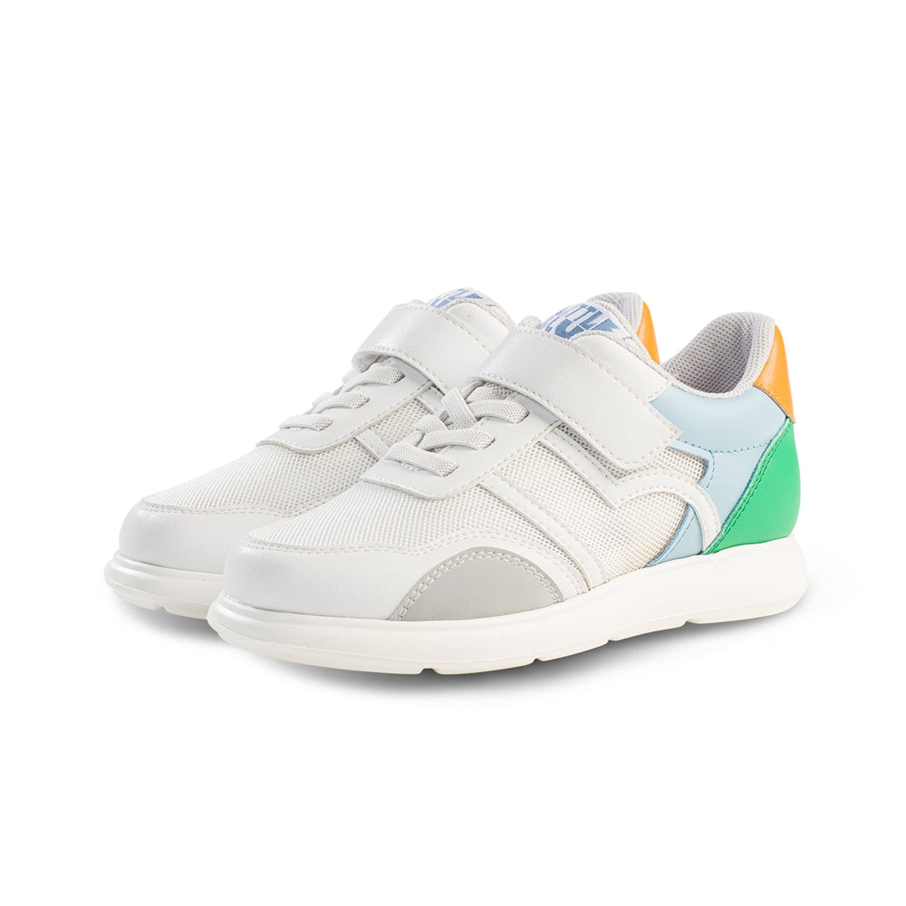 cameron soft sole non slip kids sneakers all green 3