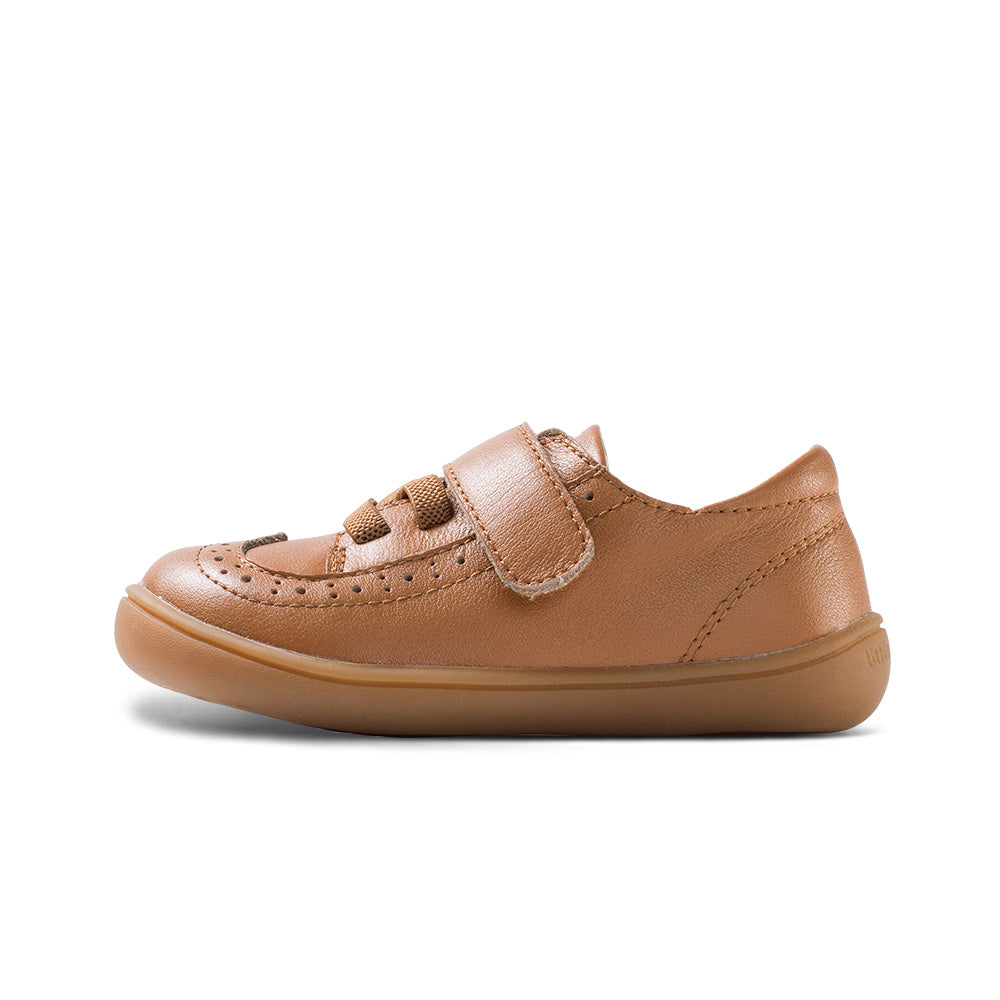 camper soft sole pre walker baby brogue sneakers all camel 1