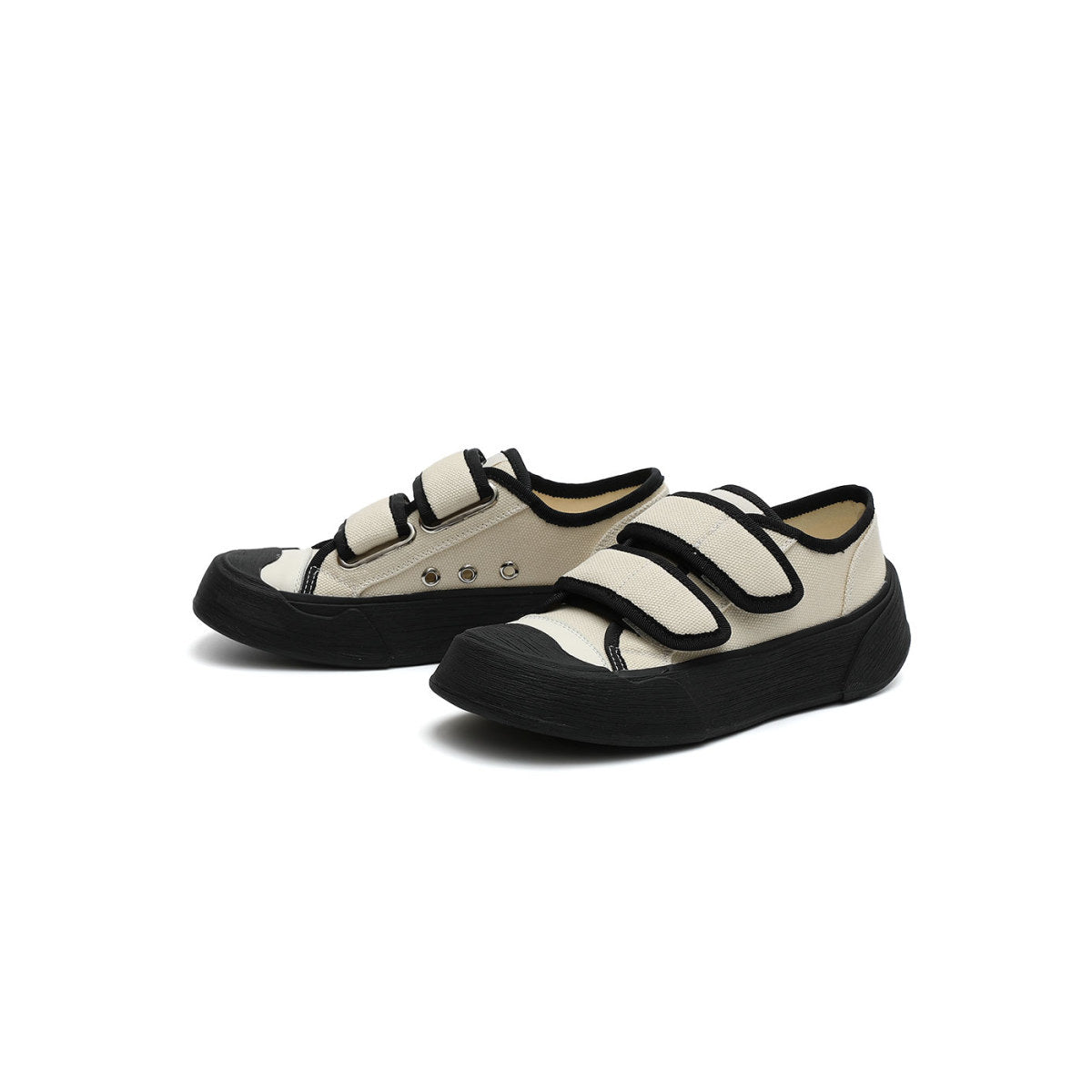 campus prep canvas sneakers all ivory 4