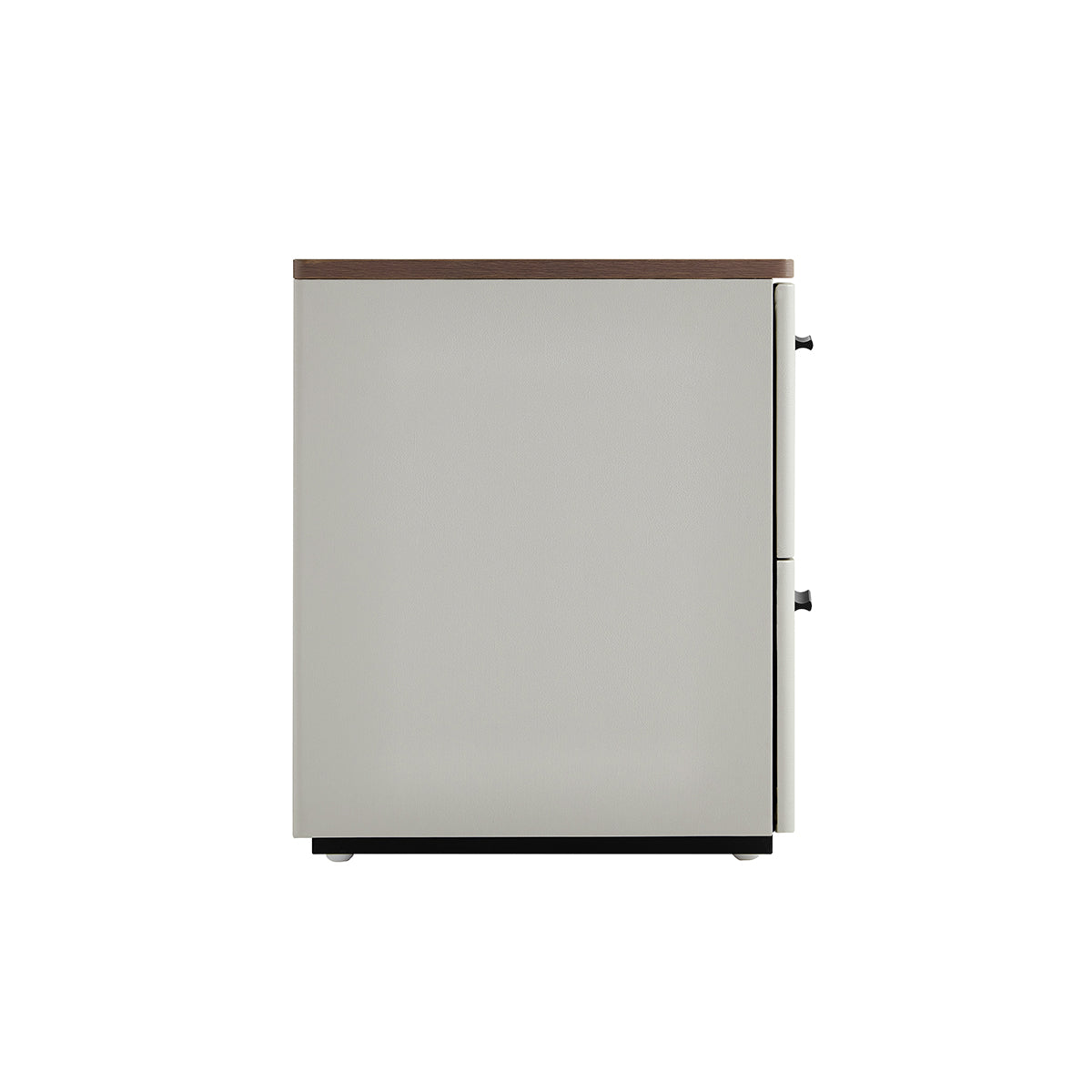 cappuccino 2 drawer taupe bedside table all 11