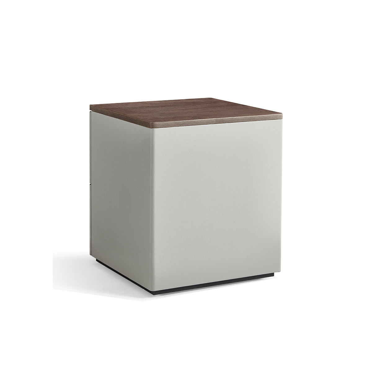 cappuccino 2 drawer taupe bedside table all 12