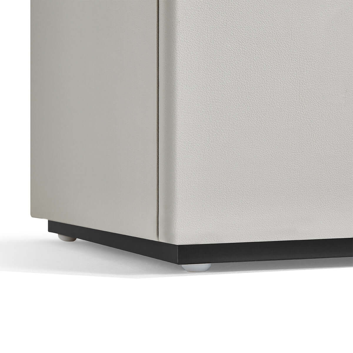 cappuccino 2 drawer taupe bedside table all 13