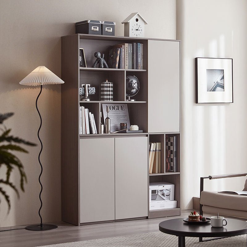Cappuccino Taupe Cabinet Bookshelf - 0cm
