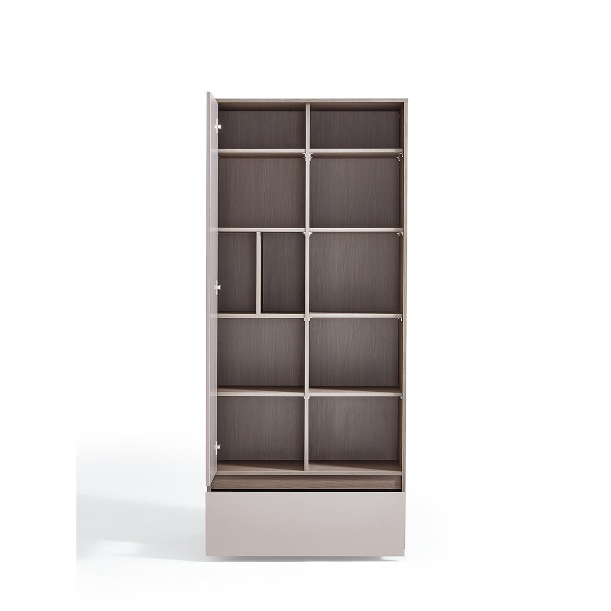 Cappuccino Taupe Cabinet Bookshelf - 0cm