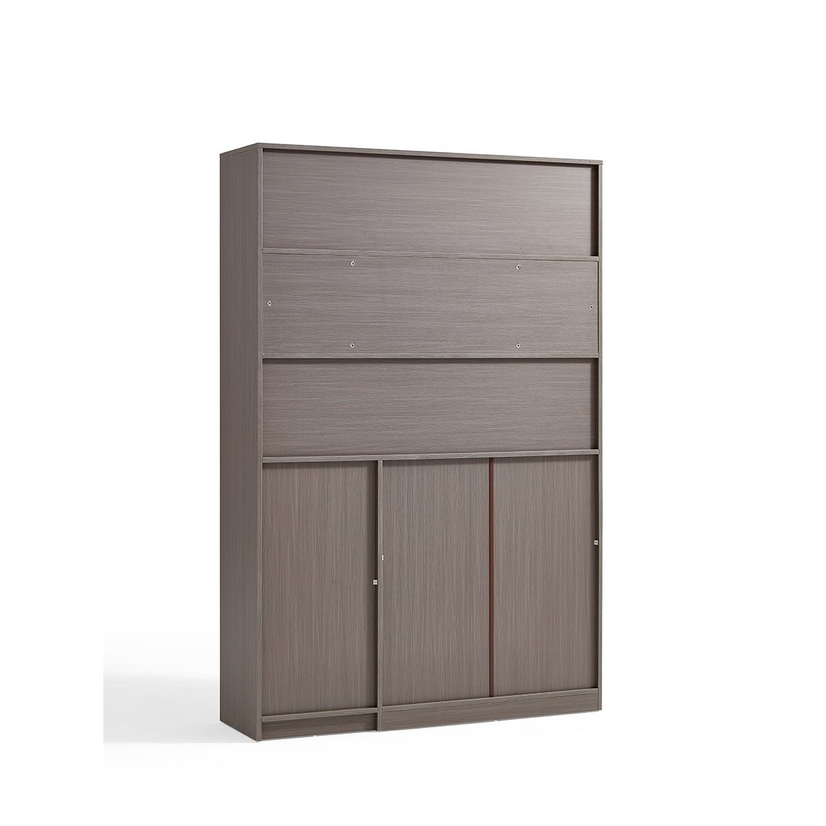 Cappuccino Taupe Cabinet Bookshelf - 0cm