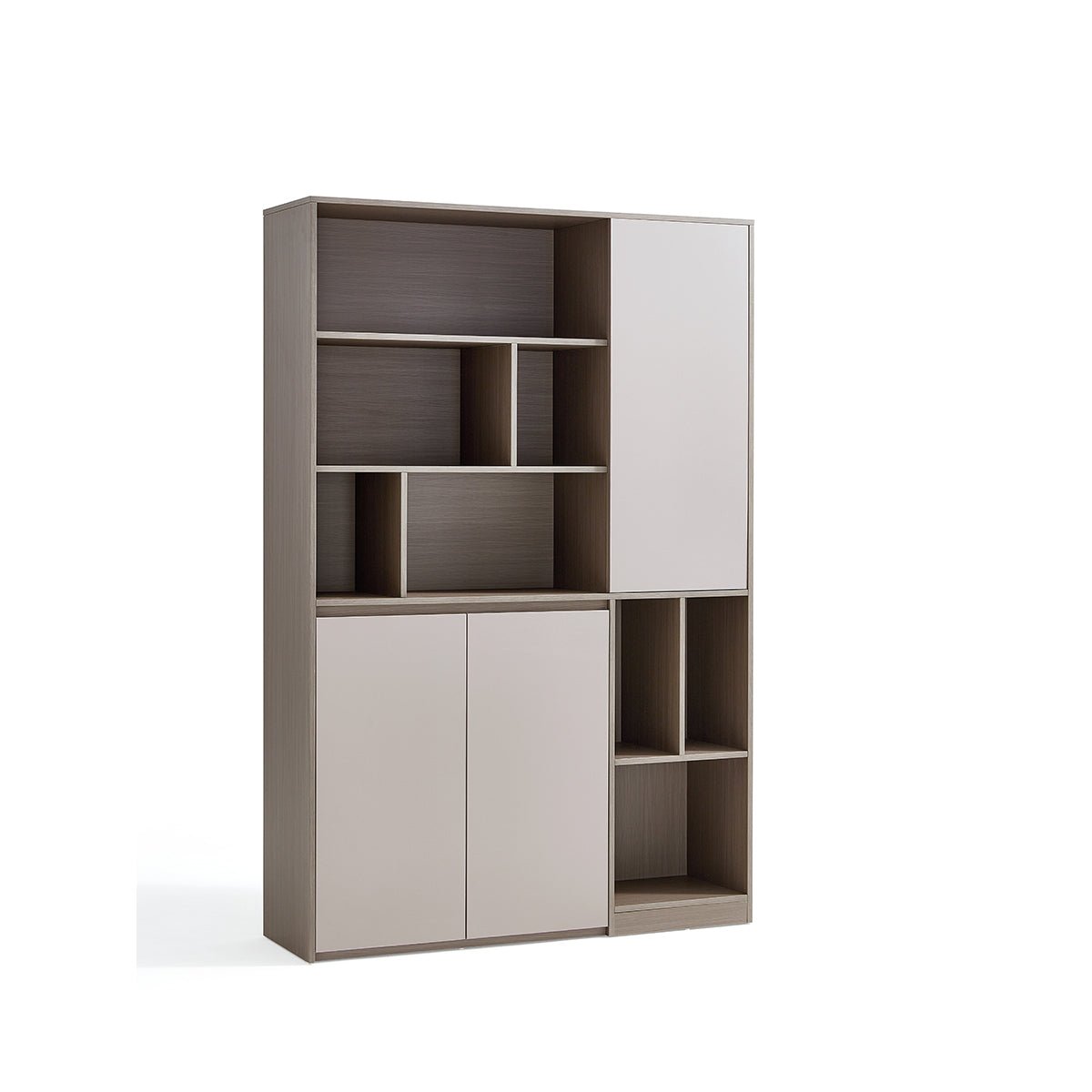 Cappuccino Taupe Cabinet Bookshelf - 0cm