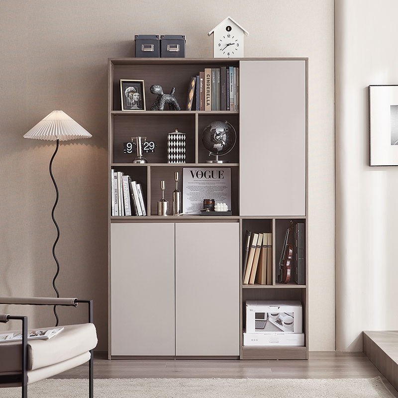 Cappuccino Taupe Cabinet Bookshelf - 0cm