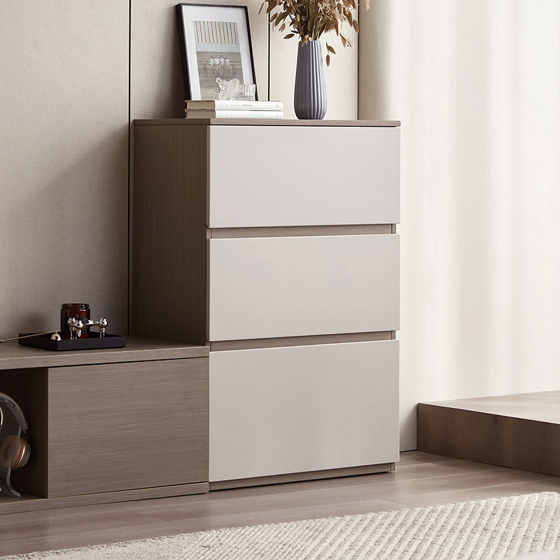 cappuccino taupe chest drawers 3 drawer taupe 2