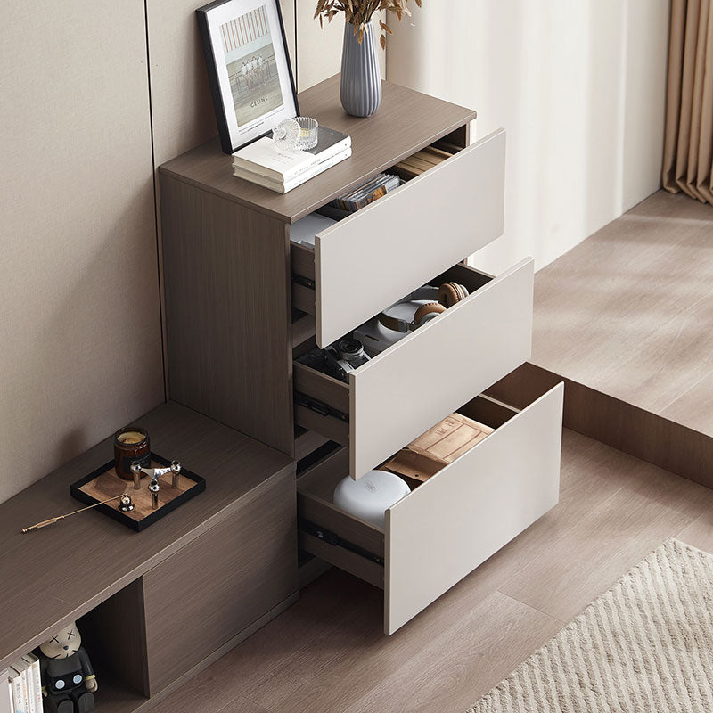 cappuccino taupe chest drawers 3 drawer taupe 3