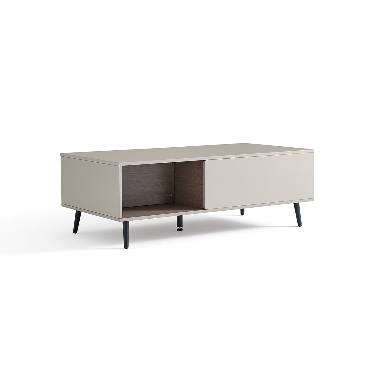 cappuccino taupe coffee table cabinet all 11