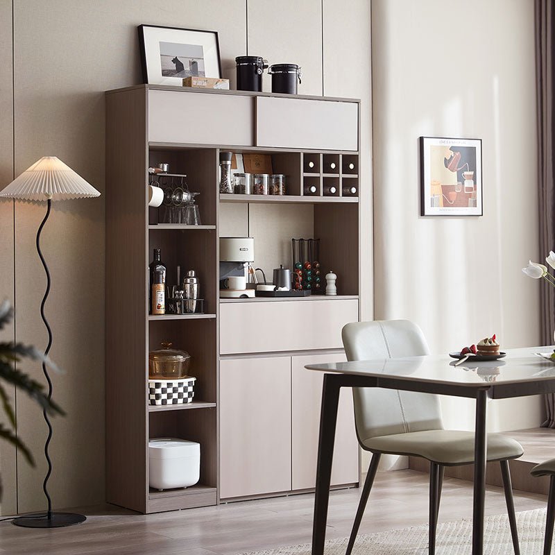 Cappuccino Taupe Dining Cabinet Pantry - 0cm