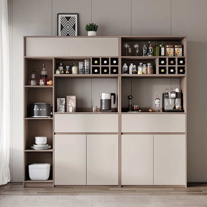 Cappuccino Taupe Dining Cabinet Pantry - 0cm