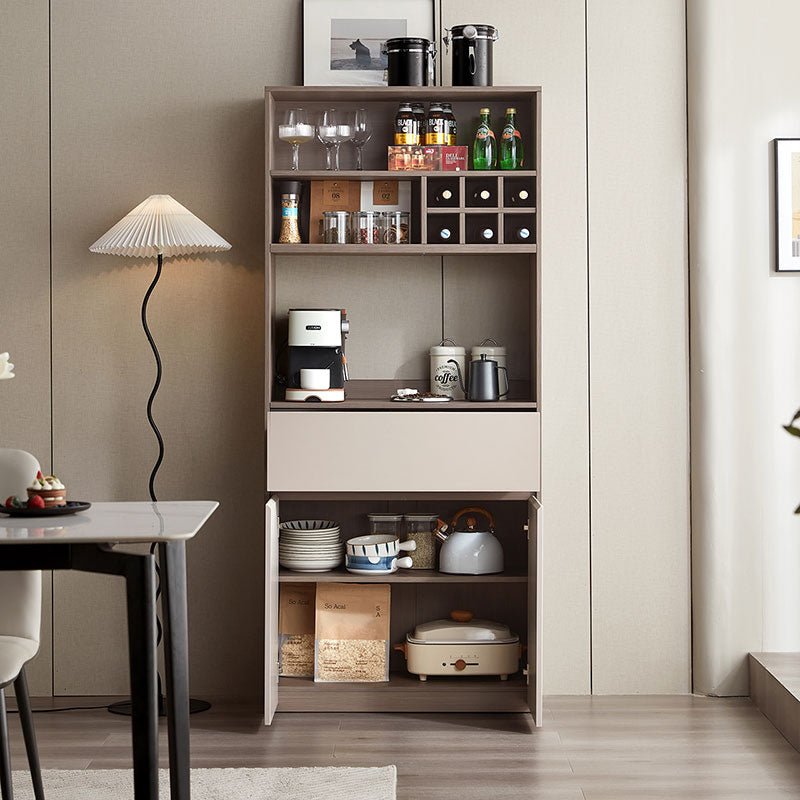 Cappuccino Taupe Dining Cabinet Pantry - 0cm