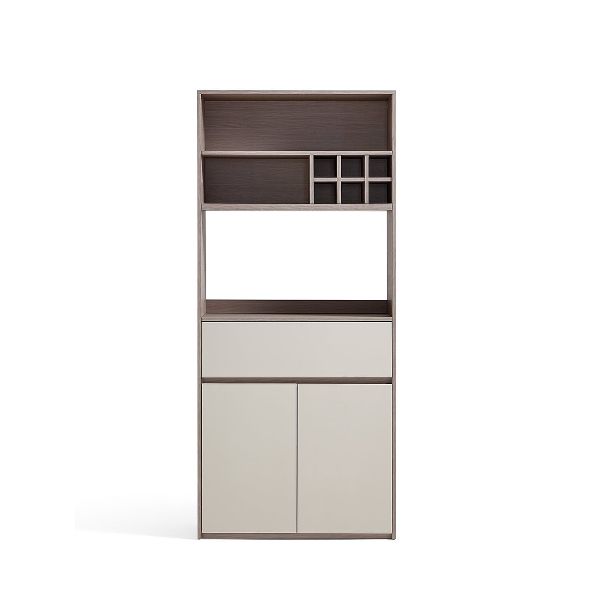 Cappuccino Taupe Dining Cabinet Pantry - 0cm