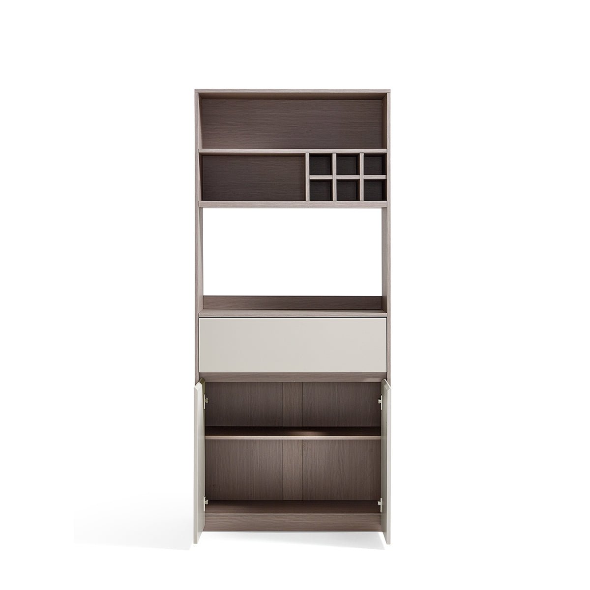 Cappuccino Taupe Dining Cabinet Pantry - 0cm