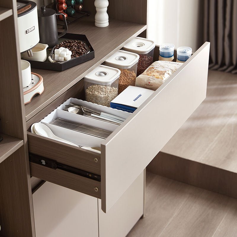 Cappuccino Taupe Dining Cabinet Pantry - 0cm