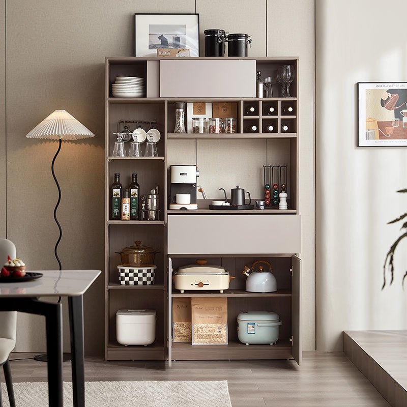 Cappuccino Taupe Dining Cabinet Pantry - 0cm