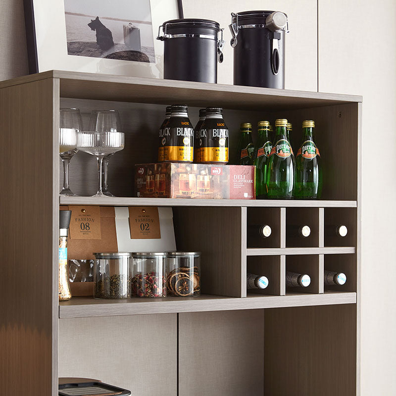 cappuccino taupe dining cabinet pantry 0.8m taupe 4