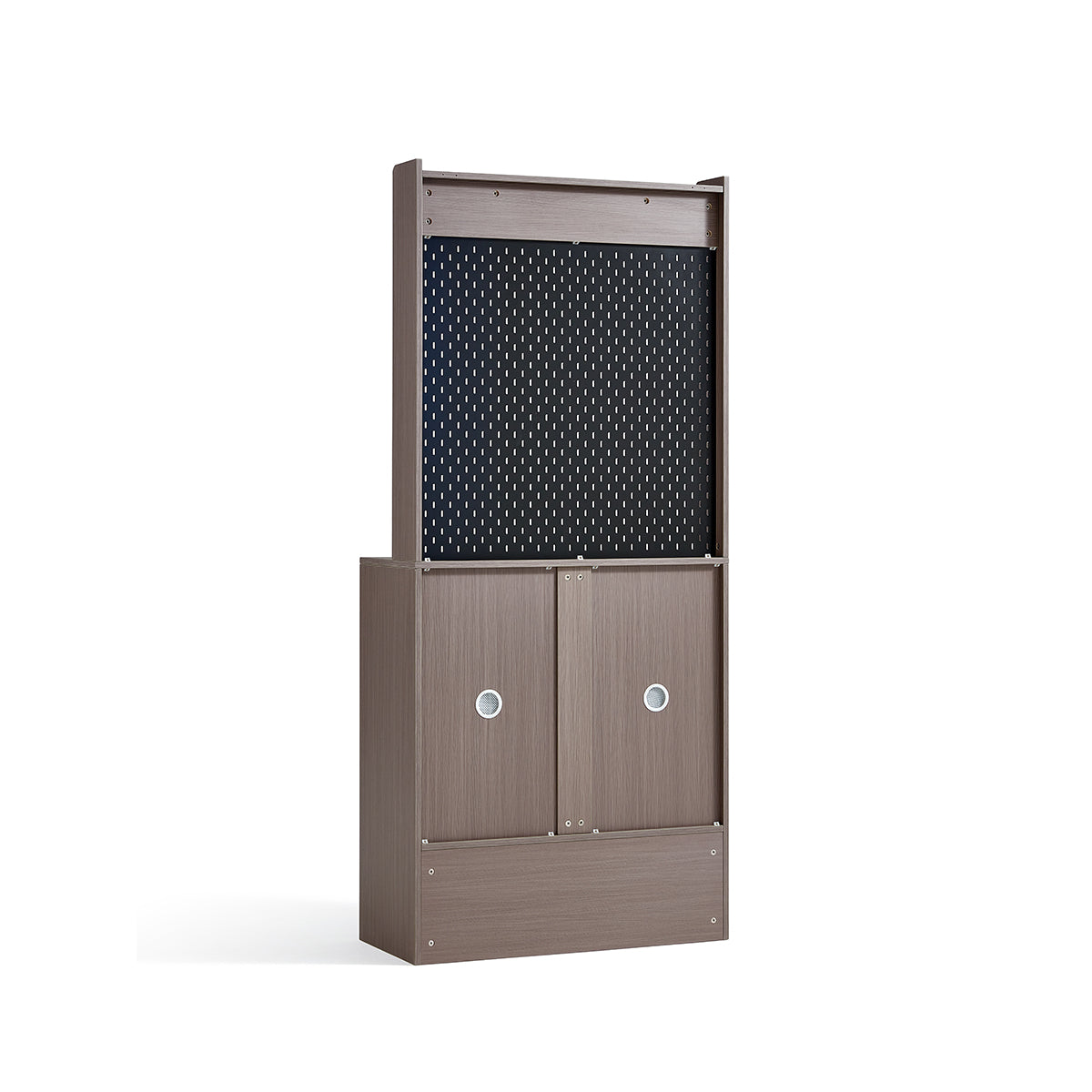 cappuccino taupe shoe cabinet with coat rack all 12