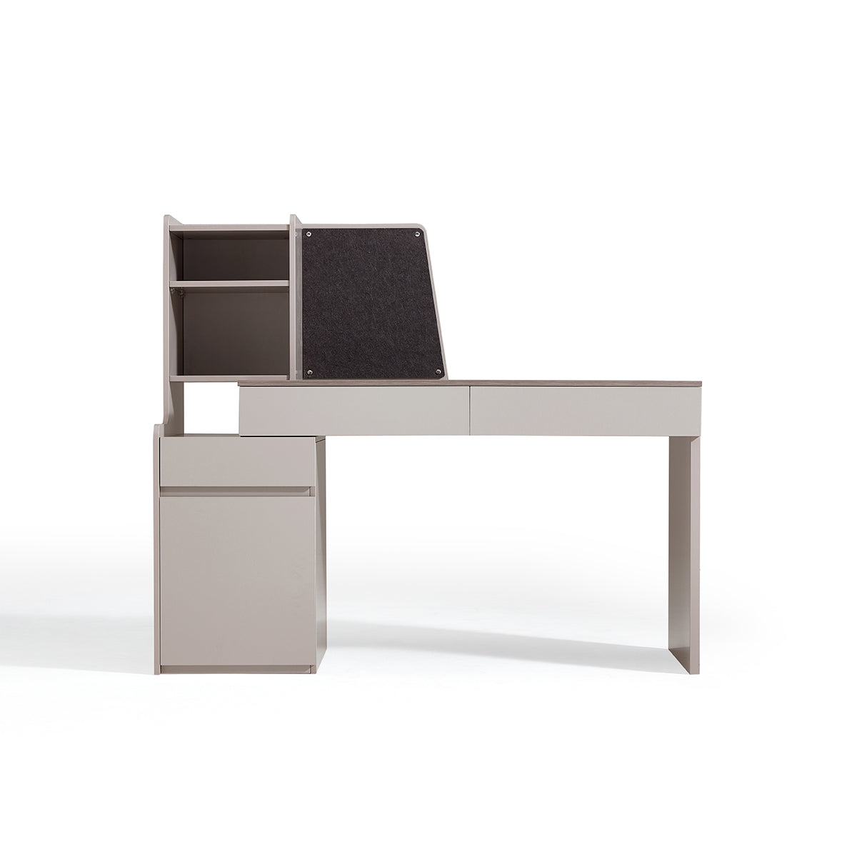 cappuccino taupe study desk all 5