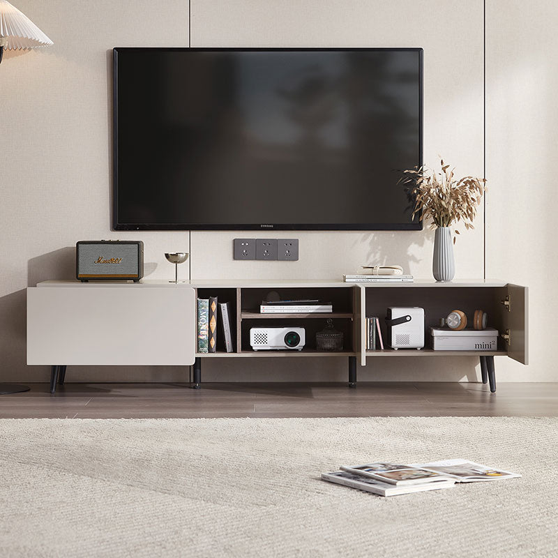 cappuccino taupe tv and entertainment unit all 3