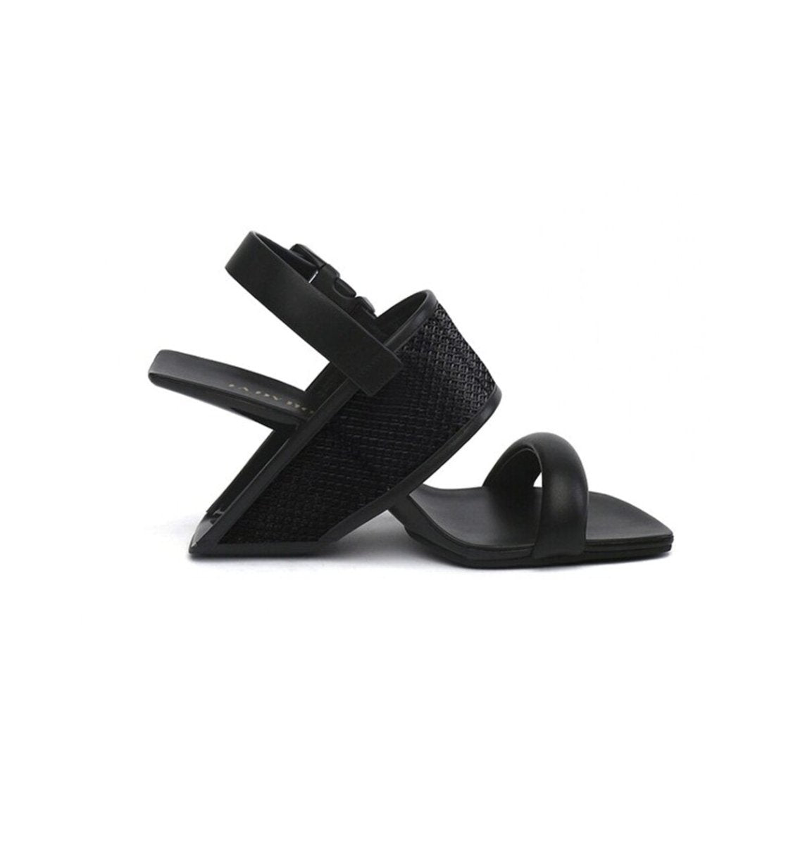 Carefree Ankle Strap Sculptural Heel Sandals