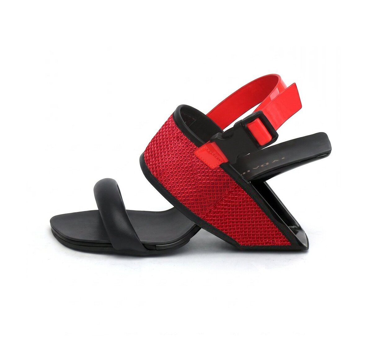 Carefree Ankle Strap Sculptural Heel Sandals