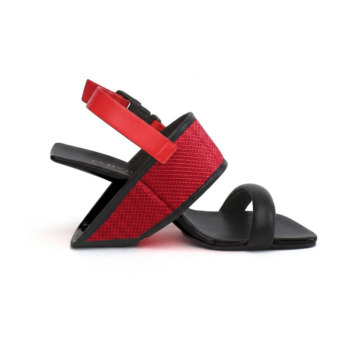 Carefree Ankle Strap Sculptural Heel Sandals