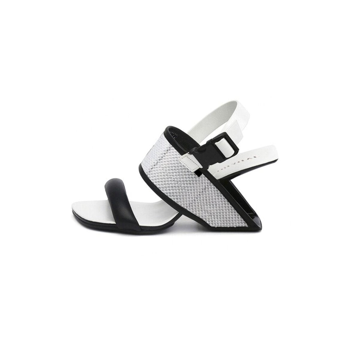 Carefree Ankle Strap Sculptural Heel Sandals