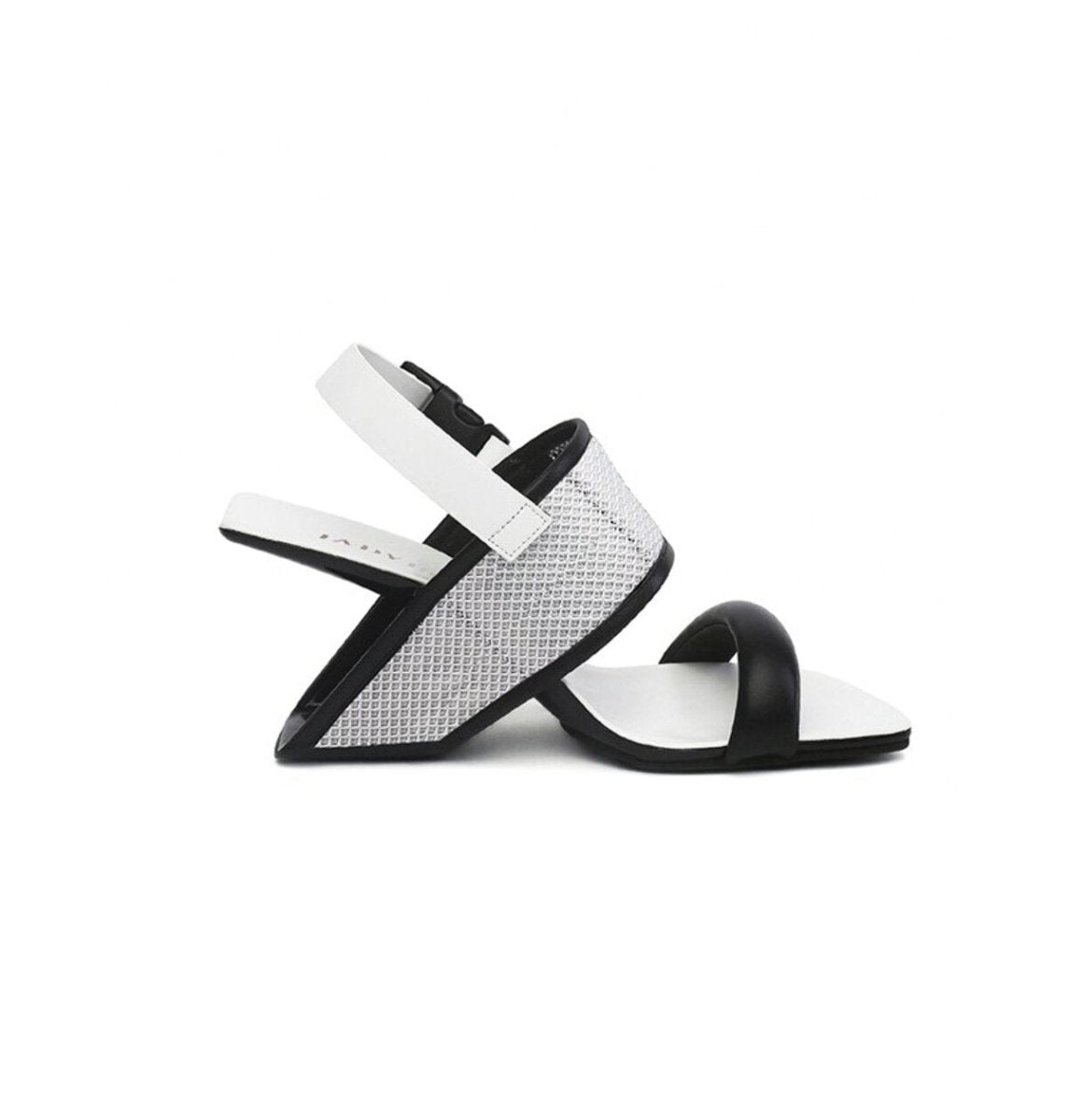 Carefree Ankle Strap Sculptural Heel Sandals