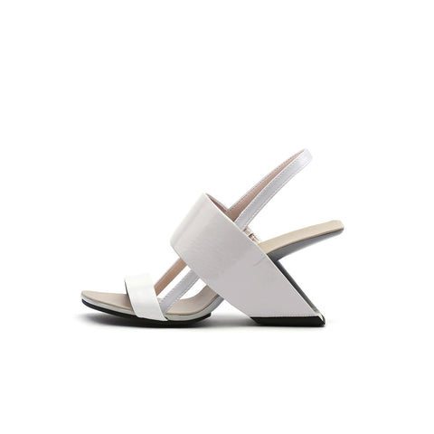 Carefree Ankle Strap Square Toe Sandals