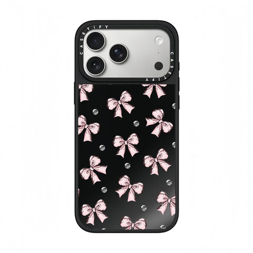 CASETiFY Blush Bow Sparkle Phone Case - 0cm