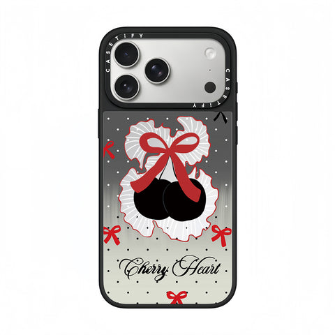 CASETiFY Cherry Heart Ribbon Phone Case