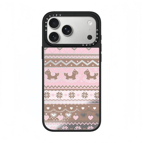 CASETiFY Cozy Rocking Horse Knit Pattern Phone Case - 0cm