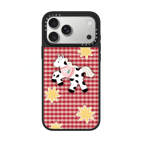 CASETiFY Gingham Pony Phone Case - 0cm