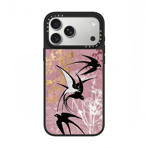 CASETiFY Golden Swallow Botanical Art Phone Case - 0cm