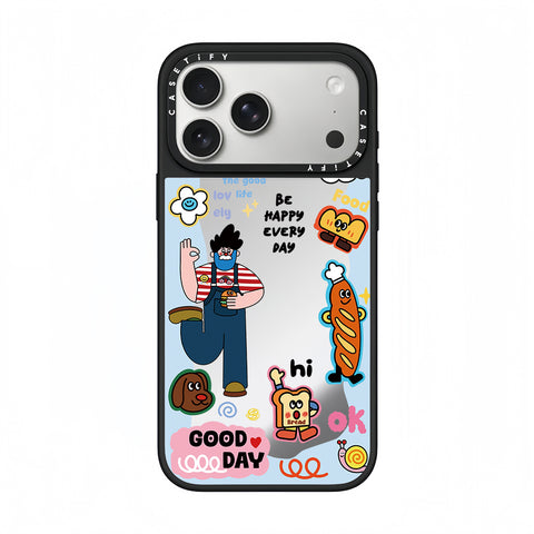 CASETiFY Good Day Cartoon Sticker Phone Case
