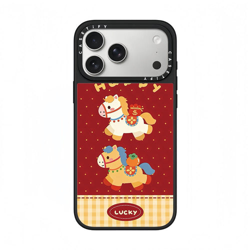CASETiFY Lucky Horse Party Phone Case - 0cm