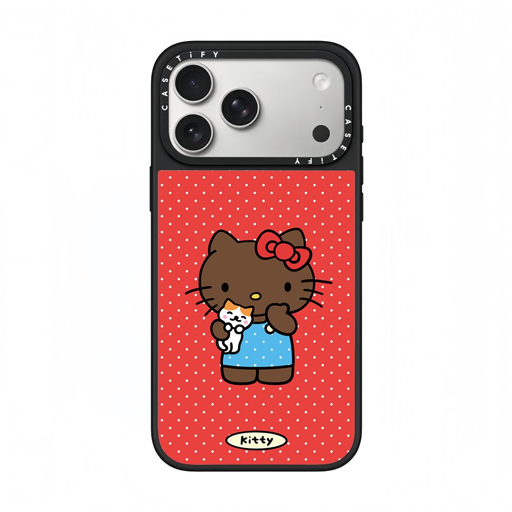 CASETiFY x Hello Kitty Polka Dot Kitty Hug Phone Case - 0cm