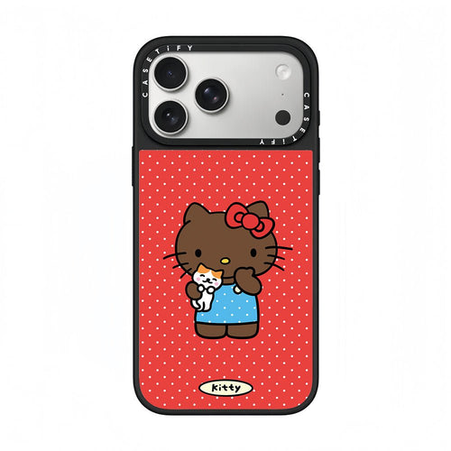 CASETiFY x Hello Kitty Polka Dot Kitty Hug Phone Case - 0cm