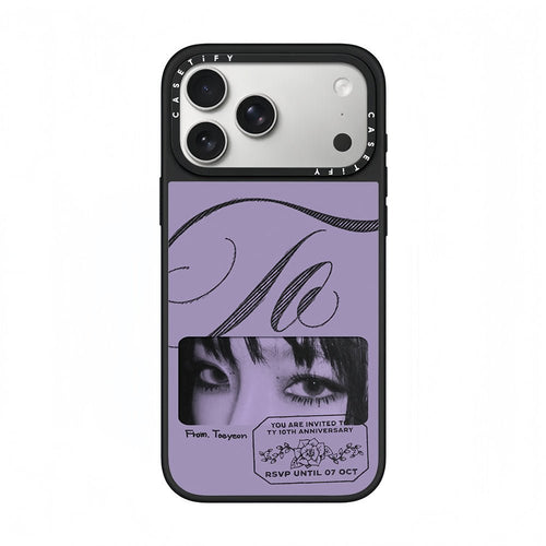 CASETiFY x Taeyeon 10th Anniversary Purple Invitation Collage Phone Case - 0cm