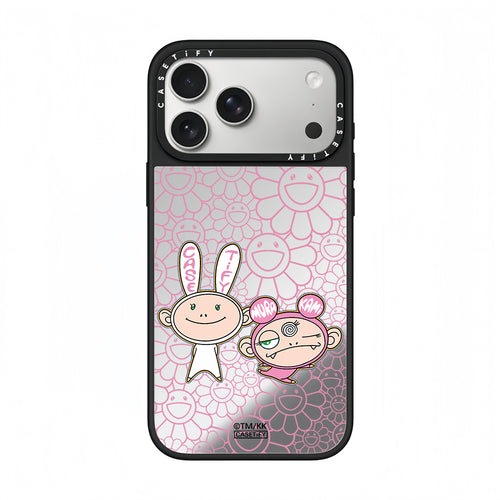 CASETiFY x Takashi Murakami Kaikai & Kiki Pink Flower Duo Phone Case