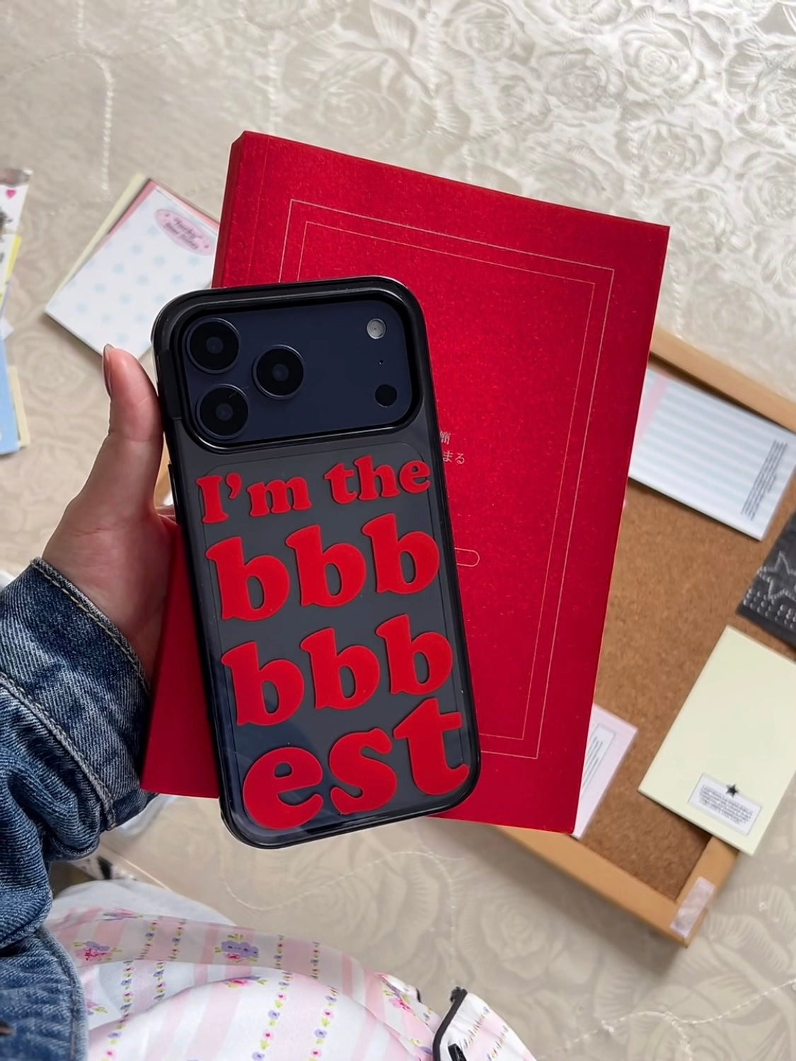 Casey BEST Typography Series AG Matte Phone Case – Bold Varsity Streetwear Protective Cover