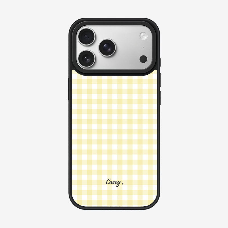 Casey Classic Gingham Magnetic Matte Phone Case – Anti-Fingerprint Protective Cover