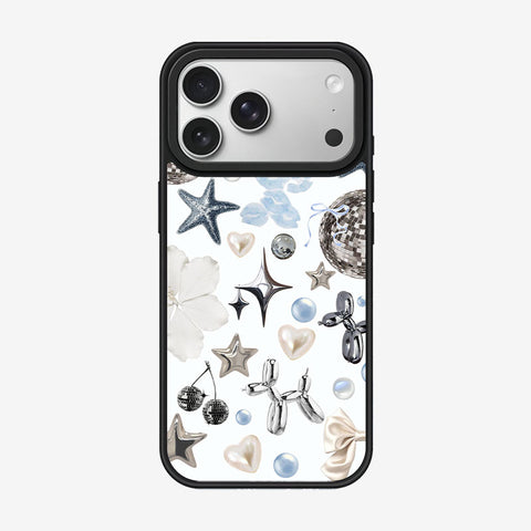 Casey Silver Salt Star Dream Magnetic Matte Phone Case – Anti-Fingerprint Protective Cover
