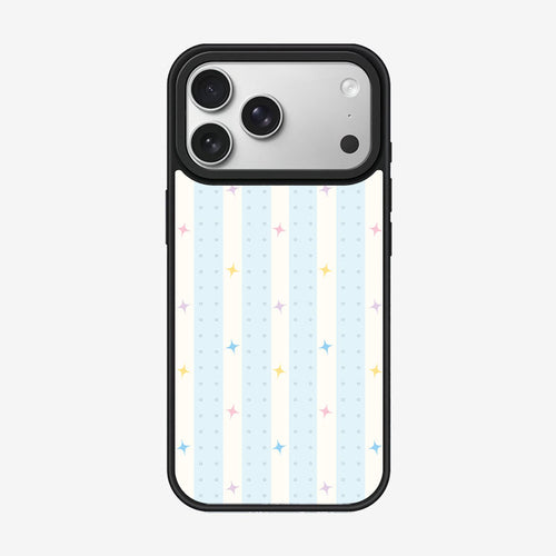 Casey Striped Stars Pastel AG Matte Phone Case – Playful Stripe & Star Protective Cover